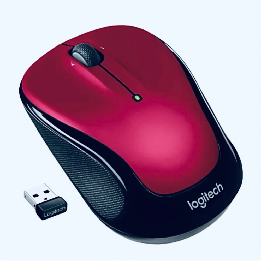 Logitech Burgundy Wireless Mouse M235